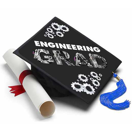 ENGINEERING: Engineering Grad Cap Tassel Topper